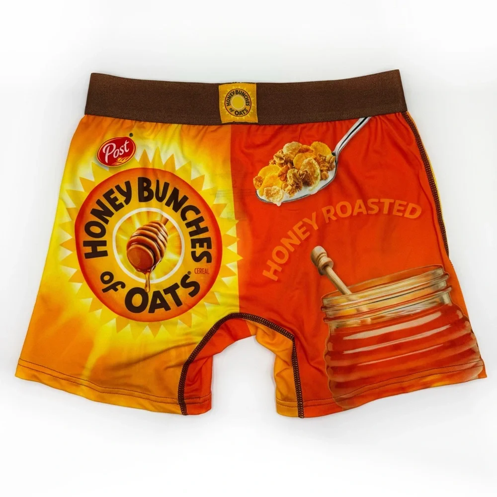 Post Honey Bunches of Oats Cereal Swag Boxer Briefs Mens Large Underwear Gift
